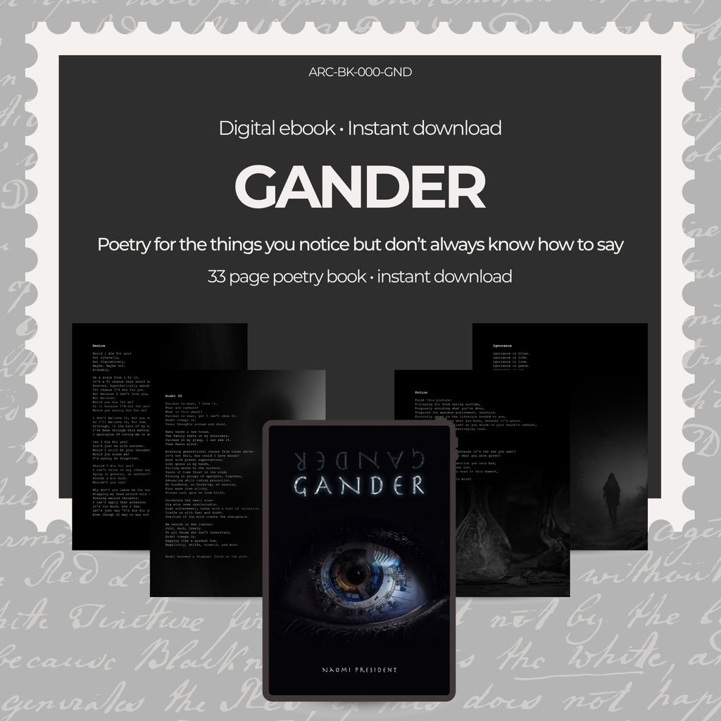 Poetry Book: Gander