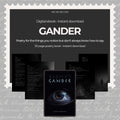 Poetry Book: Gander