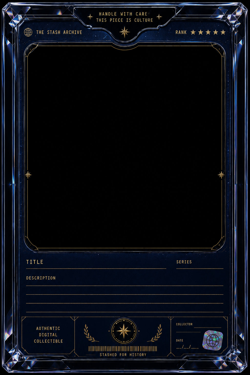 Midnight Stash Card template